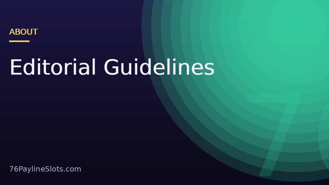 Editorial Guidelines